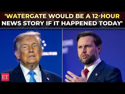 'Deep State took down…': VP JD Vance compares Trump's media treatment to Richard Nixon's Watergate