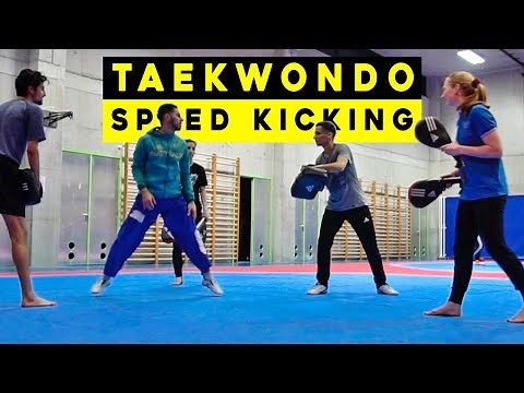 Practice 12 : Speed Taekwondo training & kick faster ⚡️ Jaouad Achab
