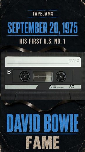 David Bowie — Fame. A song called “Fame” that makes stardom sound anything but comfortable.
