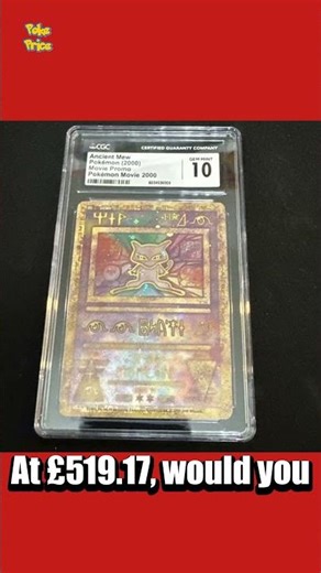 🚀 Mew SOLD £519.17 on eBay UK! 🚀 #pokemoncards