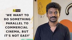 2.3K views · 13 reactions | "We might want to follow a certain style which is a parallel track to commercial cinema. You can't jump tracks"- #Nelson talks about making a film on an artistic subject without 'hereos', commercial cinema today and much more. | Film Companion Studios | Facebook