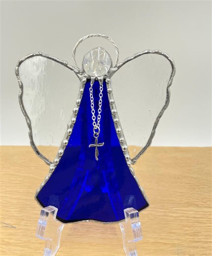 Stained Glass Angel 5” X 4” Decorative Solder Techniques and Embellishments - Etsy
