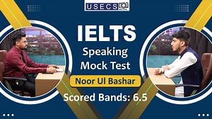 Noor ul Bashar's Impressive IELTS Mock Test Results! Scored an impressive 6.5 band in the mock test conducted by IELTS trainer Sharoon Ilyas. #IELTSJourney #MockTestSuccess | The University of Spoken English and Computer Sciences