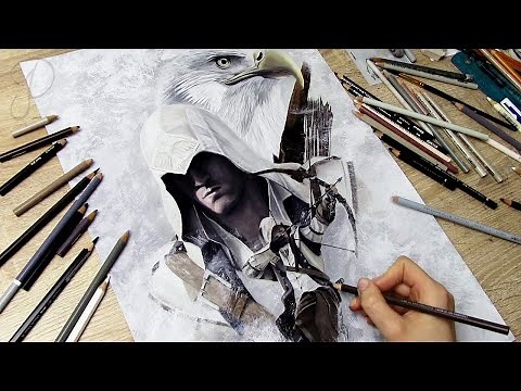 Assassin's Creed - Connor Kenway {SpeedArt Painting Drawing}