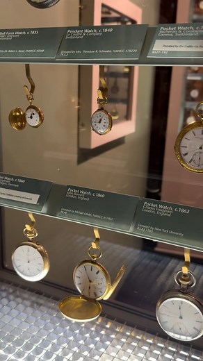 These beautiful pocket watches showcase the evolution of personal timekeeping and the craftsmanship that made them treasured possessions. From intricate movements to elegant cases, each piece tells a story of innovation and artistry that continues to captivate collectors today. #nawcc #horology #nationalwatchandclockmuseum #pocketwatch | National Watch & Clock Museum
