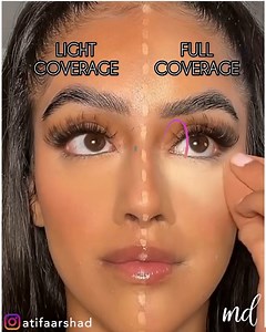 327K views · 240 reactions | Do you guys prefer low coverage or full coverage makeup looks | MetDaan Creative | Facebook