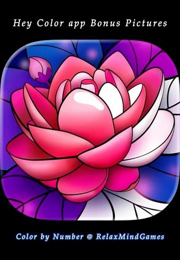 Hey Color by Number App Bonus for coloring 1985 Today Pictures Achievement Gameplay #digitalcoloring