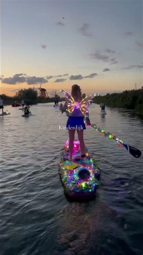 Paddle boarding in Kinderdijk 🇳🇱