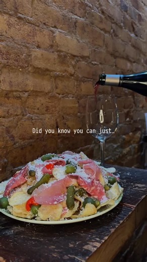 Sook on Instagram: "When you’re an adult with free will, you can just have wine and loaded potato chips for dinner on a random Wednesday. Our evening menu is available starting at 3 PM Wednesday-Sunday! 🍷"