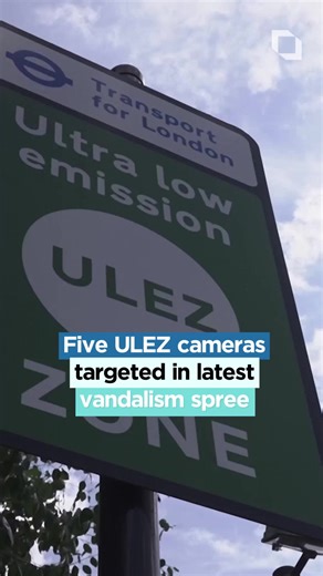Anti-ULEZ vandals have struck the capital again, targeting five cameras in south east London in just one day. | London Live | Facebook