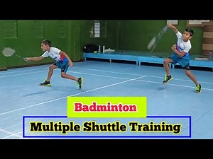 Badminton Multiple Shuttle Drill 🔴 Badminton Training 🔴 Beginners Badminton Coaching