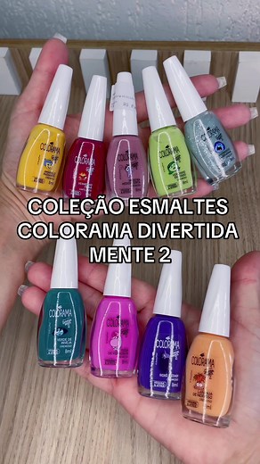 Nova Coleção de Esmaltes Colorama Divertidamente 2