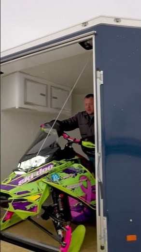 The BEST Snowmobile Trailer for the Winter!