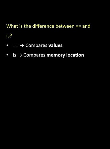 Python interview question