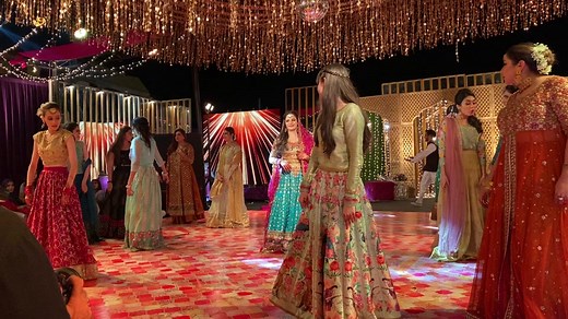 Emotional Bride and Bridesmaid Dance at Pakistani Wedding