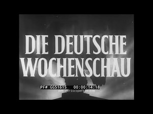 "DIE DEUTSCHE WOCHENSCHAU" WWII GERMAN PROPAGANDA NEWSREEL ASSAULT ON CRETE GG51615