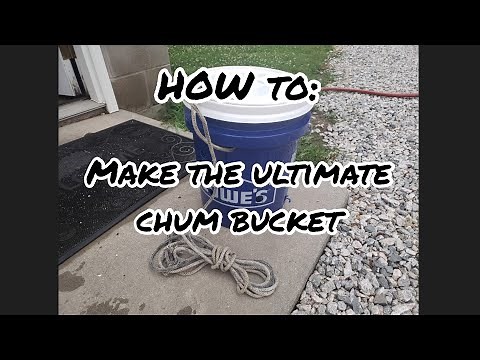 How To Make The Ultimate Twist Top Chum Bucket For Cheap : Menhaden Chum For Big Bay Cobia