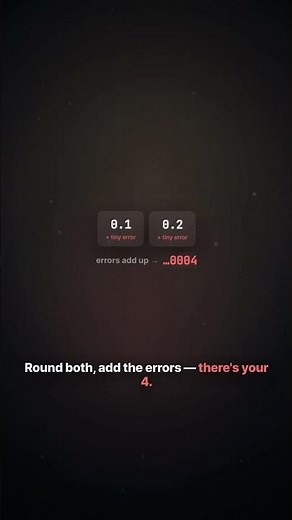 Why 0.1 + 0.2 Doesn’t Equal 0.3 🤯