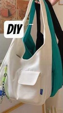 DIY Wonderfull ECO TOTE BAG Sewing Project & PDF Pattern