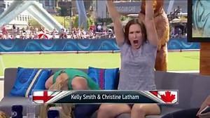 44K views · 531 reactions | This is what happens when England's Kelly Smith watches the game with Canada's Christine Latham on set. | FS1 | Facebook
