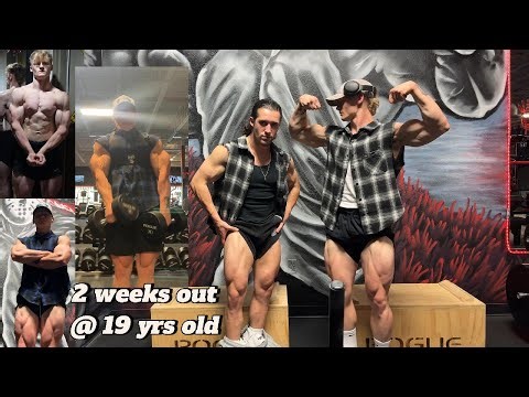 2 weeks out as a 19 year aspiring bodybuilder!