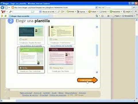 video pasos para crear un blog