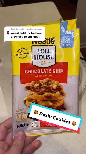 Reply to @krystle__marie Trying Cookies in the DASH! #dashmini #dashminiwafflemaker #capikitchen #fyp #target #nestletollhouse #chocolatechipcookies
