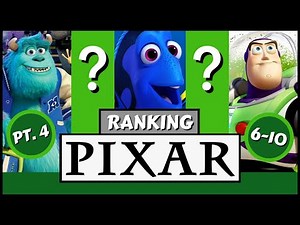 All 25 PIXAR Movies - RANKED (PART 4 / 6-10)