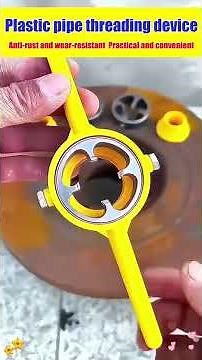 Plastic Pipe Threading Device