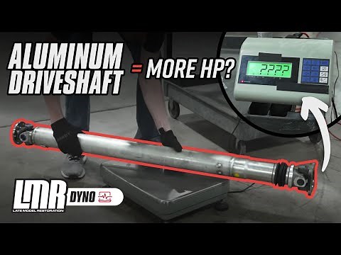 "FREE" Up Horsepower with an Aluminum Driveshaft - Dyno Tested!
