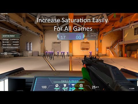 How to increase the Saturation of laptops (SEA better in games) (Intel)