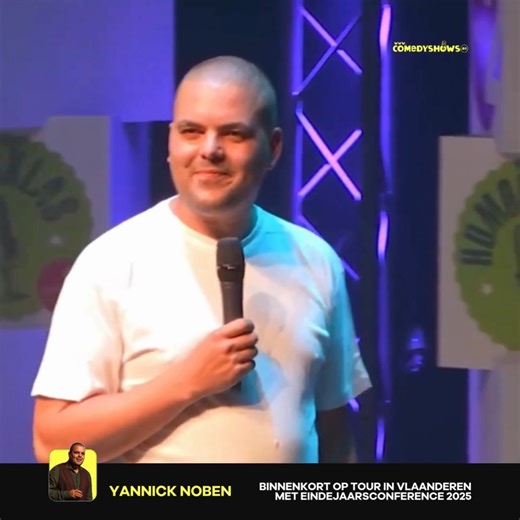 De beschermengel van België, die Yannick noben comedy 😇💣 Vanaf deze zondag is Yannick te zien in De Verraders, en later ook in De Slimste Mens ter Wereld. Maar daarna keert Yannick ook gewoon terug naar de theaters, met zijn eindejaarsconference 2025. Op 𝘇𝗮𝘁𝗲𝗿𝗱𝗮𝗴 𝟳 𝗳𝗲𝗯𝗿𝘂𝗮𝗿𝗶 '𝟮𝟲 staat hij in Berlare! 😉 👉 Tickets en info via www.comedyshows.be/yannick | COMEDYSHOWS.be