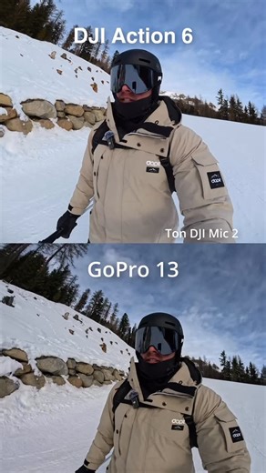 Maxemilian Sicker on Instagram: "DJI Action6 vs GoPro13 Was ist wirklich besser #dji #gopro #actioncam #action6"
