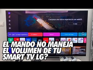 Que Hacer Si el Mando de tu Smart TV LG NO Maneja el Volumen