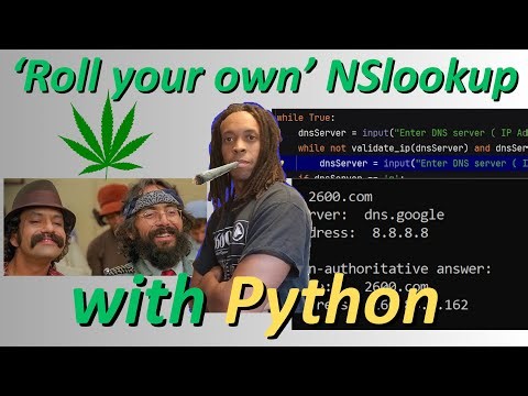 Roll your own NSlookup - Python Project Breakdown