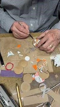 Paper model building that's actually insane #papercraft #diy #tutorial