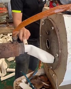 The satisfying process of making plastic pipes! | Art & Painting