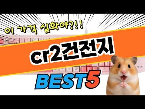 지금 난리난 cr2건전지 TOP5! 가격 및 평점 비교