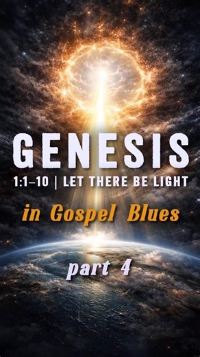 What If Genesis Sounded Like This… 🎸 #LetThereBeLight #GospelBlues #Faith