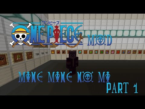 Mine Mine No Mi - Haki| Minecraft 1.14.4 Mod Review #1