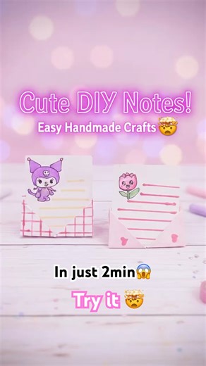 Cute DIY Pocket Notes ✨ Easy & Aesthetic Craft Idea