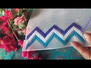 BEAUTIFUL AND SIMPLE PLASTIC CANVAS DESIGN IDEAS FOR BEGINNERS ll Woolen Craft #57