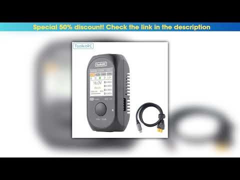 Best Seller ToolkitRC M4 Pocket DC 80W 5A XT30 XT60 Input USB-C Input/Output Charger for 1-4S LiPo•