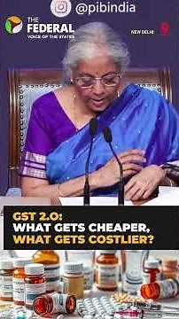 GST 2.O: What gets cheaper and costlier under new slabs? | Nirmala Sitharaman | #shorts