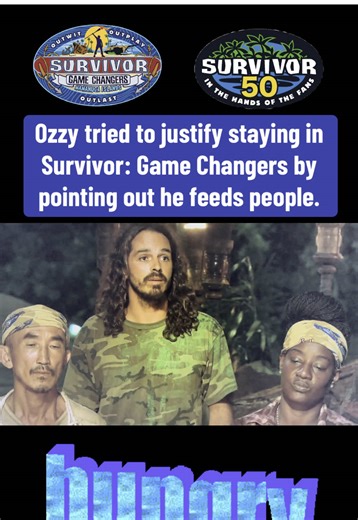 Looking back to Ozzy’s previous Survivor games, such as Game Changers he always acts as the provider and then people with better strategies beat him. Can he adjust and improve his game plan for Survivor 50? #Survivor50 #Survivor #OzzyLusth #RealityTV #GameChangers