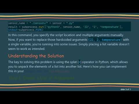 How to Use subprocess.run with Variables in Python Arguments