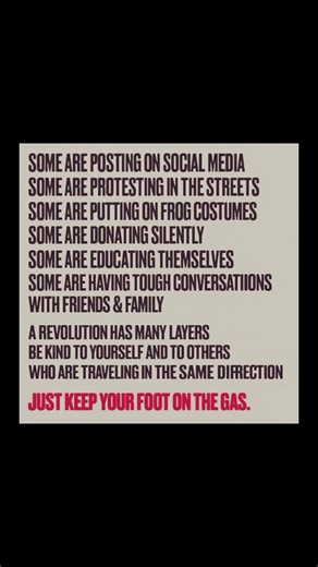 There are many different ways to protest. Find what works best for you and support each other along the way. #portlandfrogbrigade #frogstogetherstrong #portlandfrog #portlandoregon FROGS TOGETHER STRONG
