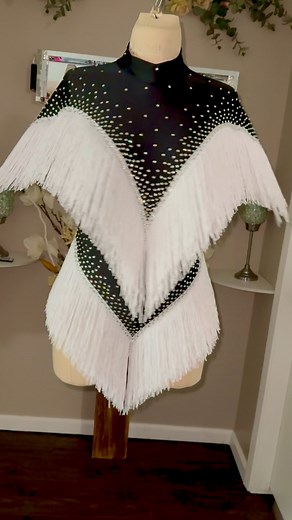 6.7K views · 208 reactions | White thread elegance meets silver crystal sparkle ✨ A masterpiece designed to shine under every spotlight. #arojodesigns #LuxuryCostume #CoutureMagic #StageReady #HighFashion #HandmadeWithLove #CrystalGlam #RunwayToStage | A.Rojo-Designs | Facebook