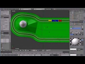 Blender Tutorial Making a Train Animation by Following a Path Part 3 Making the Scenery (Mountain)