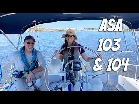 Our Boat Got Stuck! (ASA 103 Basic Coastal Cruising and 104 Bareboat Cruising Learn to Sail)